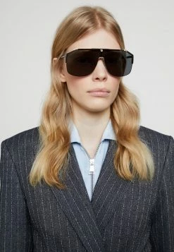 Gucci Sonnenbrille - Gold/black/grey - Unisex -Günstiges Gucci || Knirps Geschäft 02d4e57d1b8f42888eba886d26ca125e