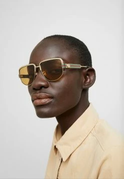 Gucci Sonnenbrille - Gold-coloured/yellow - Unisex -Günstiges Gucci || Knirps Geschäft 050fd3a255bc4827a61ca7217d8472bd