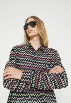 Günstiges Gucci || Knirps Geschäft 16 Gucci - Unisex Sonnenbrille - Gold-coloured/blue