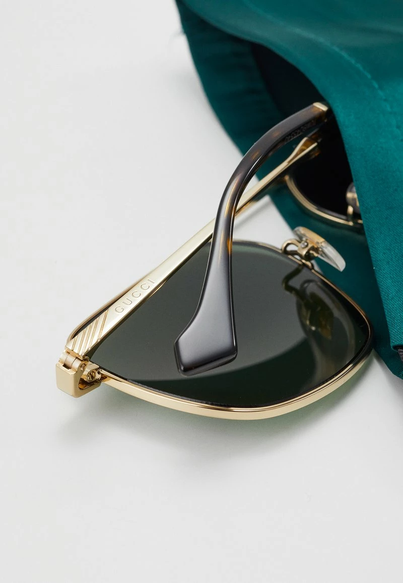 Gucci Sonnenbrille - Gold-coloured/green - Unisex 7 Gucci Sonnenbrille - Gold-coloured/green - Unisex – Bild 5