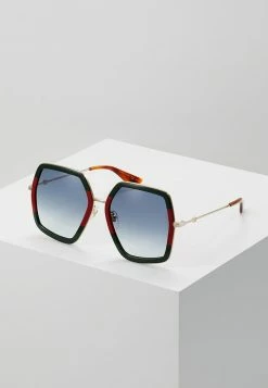 Gucci - Damen Sonnenbrille - Green/red