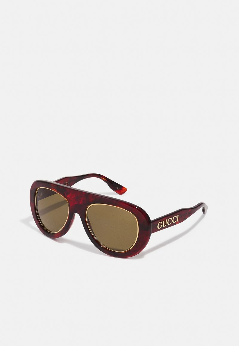 Gucci UNISEX - Sonnenbrille - Havana/havana/green 3 Gucci UNISEX - Sonnenbrille - Havana/havana/green