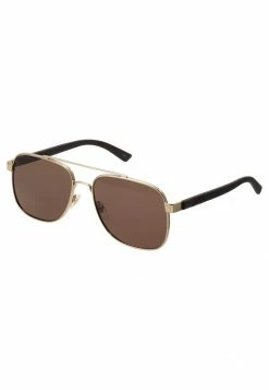 Gucci - Unisex Sonnenbrille - Gold/brown -Günstiges Gucci || Knirps Geschäft 1cf1bde58fd14342b175b76ecd48564e