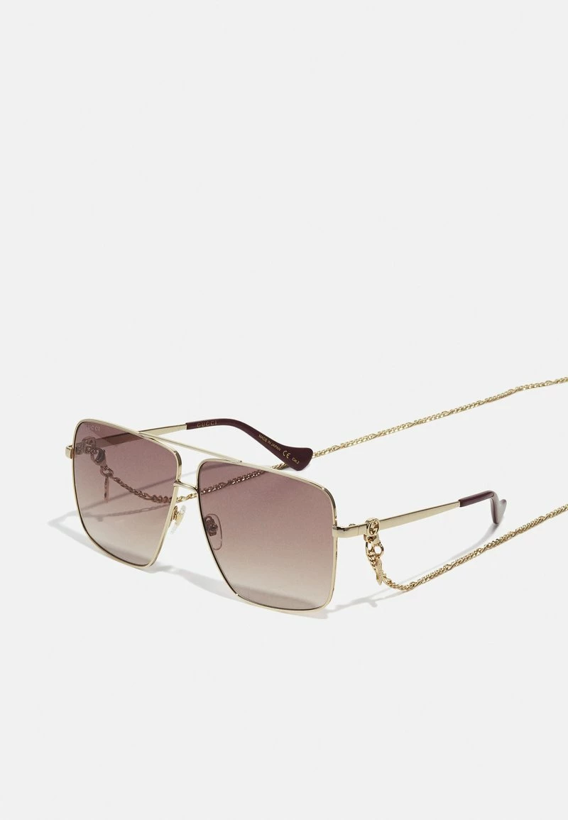 Gucci Sonnenbrille - Gold/gold/brown - Damen 3 Gucci Sonnenbrille - Gold/gold/brown - Damen