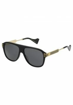 Gucci Sonnenbrille - Black/gold/grey - Unisex -Günstiges Gucci || Knirps Geschäft 2e94b96f3e4b444bbe07427e6f7e1db6