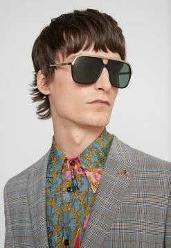 Gucci Sonnenbrille - Black/gold/green - Unisex -Günstiges Gucci || Knirps Geschäft 364a0320afb9438fa2f4d58ce8330f93