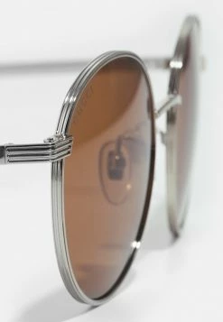 Gucci UNISEX - Sonnenbrille - Silver-coloured/brown -Günstiges Gucci || Knirps Geschäft 381e3a77ba214ede84b68515e904ff00