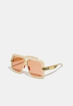 Gucci UNISEX - Sonnenbrille - White/orange