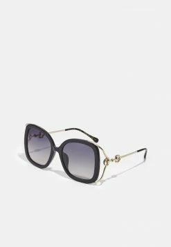 Gucci Sonnenbrille - Black/gold-coloured/grey - Damen