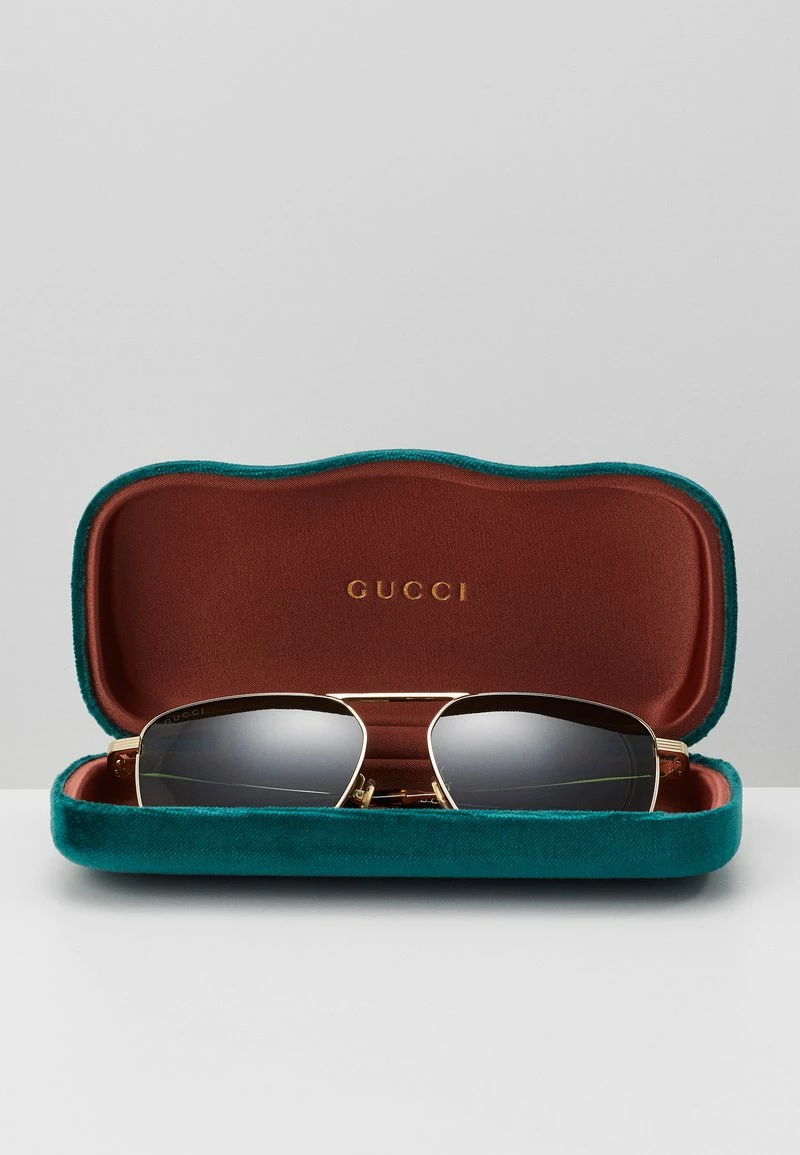 Gucci Sonnenbrille - Gold-coloured/green - Unisex 6 Gucci Sonnenbrille - Gold-coloured/green - Unisex – Bild 4