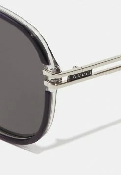 Gucci - Unisex Sonnenbrille - Grey-silver-coloured -Günstiges Gucci || Knirps Geschäft 52b6ac06ce5b455a86a3536e64b3a8e2