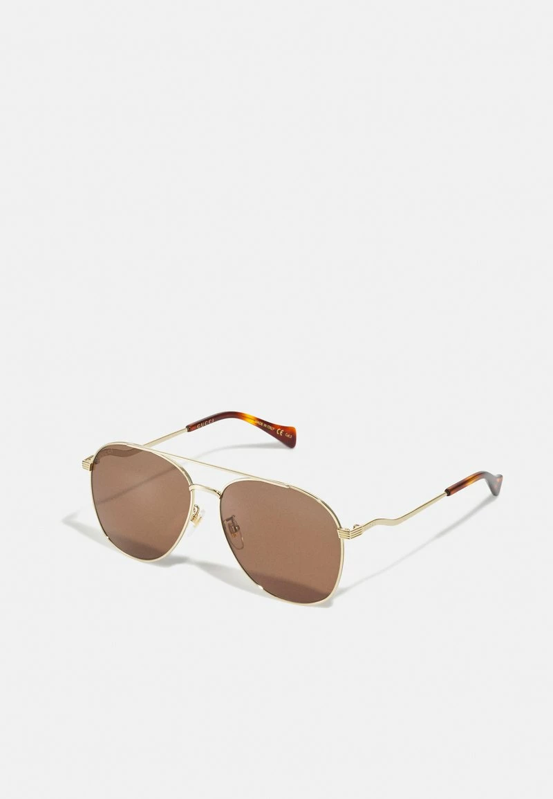 Gucci - Damen Sonnenbrille - Gold-coloured/brown 3 Gucci - Damen Sonnenbrille - Gold-coloured/brown
