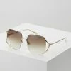 Gucci Sonnenbrille - Gold-coloured/brown - Damen