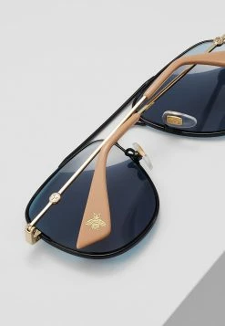 Gucci Sonnenbrille - Black/gold-coloured/blue - Unisex -Günstiges Gucci || Knirps Geschäft 5a3092344e6546b0830a57c5057eb77c