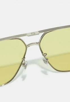 Gucci - Unisex Sonnenbrille - Silver-coloured/yellow -Günstiges Gucci || Knirps Geschäft 606c0693391f4995ad4defeffc53d40b