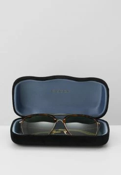 Gucci - Unisex Sonnenbrille - Havana/gold-coloured/green -Günstiges Gucci || Knirps Geschäft 6961f5cf766c4e20a9af64d3b77be1ab