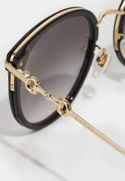 Gucci Sonnenbrille - Black/gold/grey - Damen -Günstiges Gucci || Knirps Geschäft 6c941ed7480a4339a97380780225cc6a