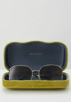 Gucci - Damen Sonnenbrille - Gold-coloured/grey 12 Gucci - Damen Sonnenbrille - Gold-coloured/grey -Günstiges Gucci || Knirps Geschäft 6d895bc24f634efb82cd857ab0a92e46