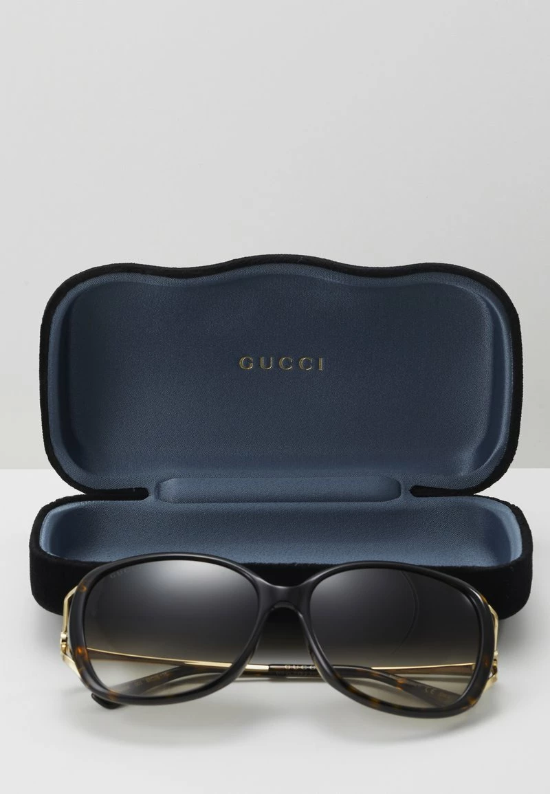 Gucci Sonnenbrille - Havana/gold-coloured/brown - Damen 6 Gucci Sonnenbrille - Havana/gold-coloured/brown - Damen – Bild 4