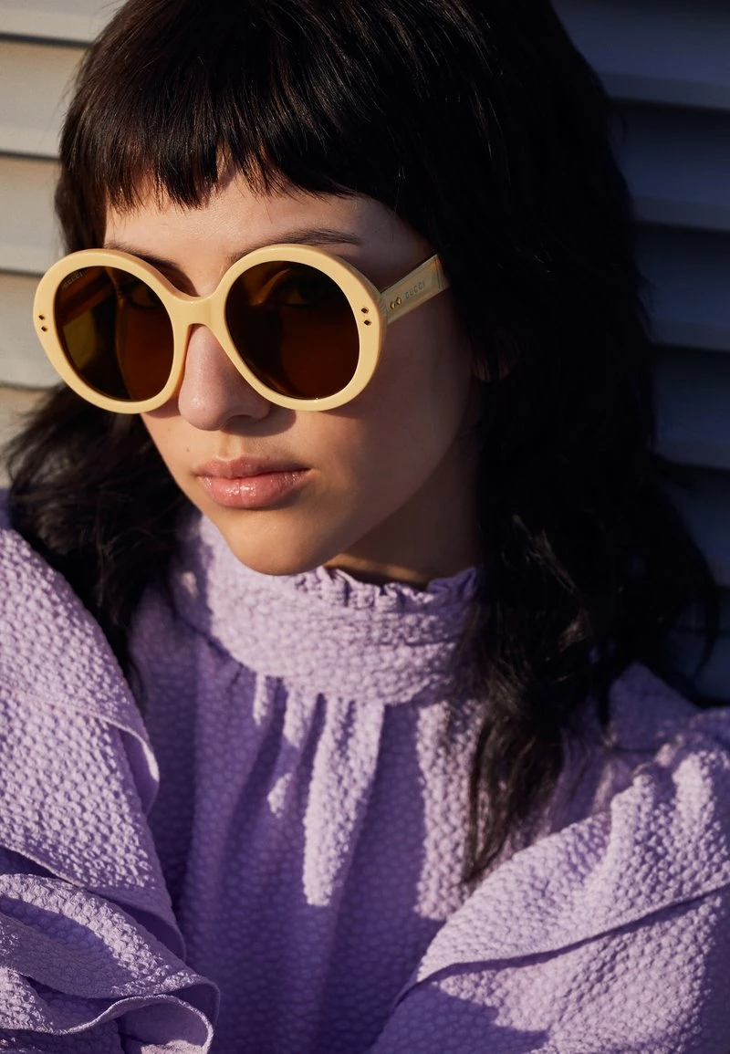 Gucci Sonnenbrille - Yellow/yellow/brown - Damen 4 Gucci Sonnenbrille - Yellow/yellow/brown - Damen – Bild 2