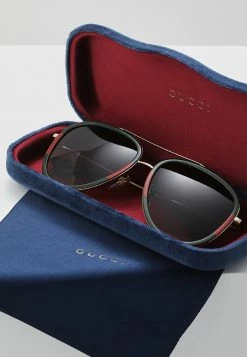 Gucci - Damen Sonnenbrille - Gold/green -Günstiges Gucci || Knirps Geschäft 7ca73c34233143be82970947dff81564