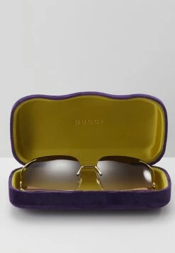 Gucci Sonnenbrille - Gold-coloured/brown - Damen -Günstiges Gucci || Knirps Geschäft 805d43e658c64a38a660d4b27cc97492