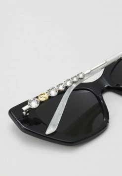 Gucci - Damen Sonnenbrille - Black/silver/grey -Günstiges Gucci || Knirps Geschäft 8fea7cc12efd40658b0ca65ef8d6125d