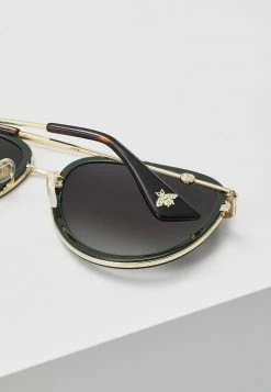 Gucci - Damen Sonnenbrille - Gold/green -Günstiges Gucci || Knirps Geschäft 904a619d926d48318798cf0d9fcbed9e