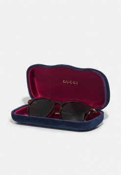 Gucci UNISEX - Sonnenbrille - Havana/gold-coloured/green -Günstiges Gucci || Knirps Geschäft 9fc84fa5f6e148aabdd1541d40ad8fdb