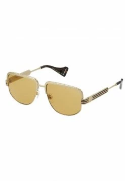 Gucci Sonnenbrille - Gold-coloured/yellow - Unisex -Günstiges Gucci || Knirps Geschäft a1e8069d331b4f70895646ff56099918