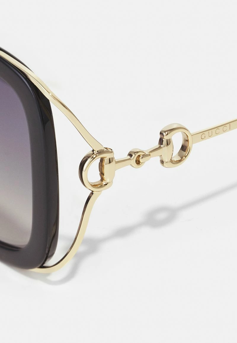 Gucci Sonnenbrille - Black/gold-coloured/grey - Damen 5 Gucci Sonnenbrille - Black/gold-coloured/grey - Damen – Bild 3