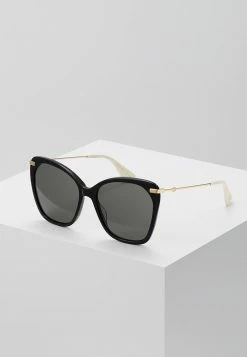 Gucci - Damen Sonnenbrille - Black/gold-coloured/grey