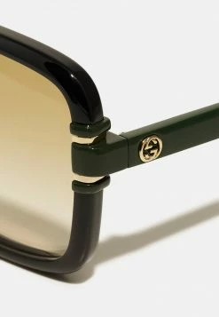 Gucci - Damen Sonnenbrille - Black/green/brown -Günstiges Gucci || Knirps Geschäft b15fa761b6dd46c5a114974e2cf7e303