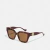 Gucci Sonnenbrille - Havana/burgundy/brown - Damen
