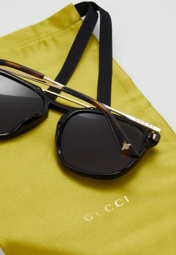 Gucci - Unisex Sonnenbrille - Black/gold/grey -Günstiges Gucci || Knirps Geschäft c8b8a76818714b139da5d641714c6709