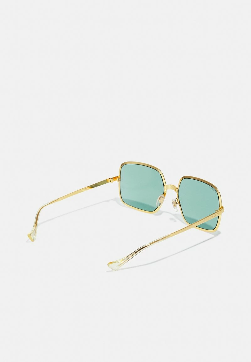 Gucci UNISEX - Sonnenbrille - Gold-coloured/green 4 Gucci UNISEX - Sonnenbrille - Gold-coloured/green – Bild 2