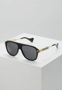 Gucci Sonnenbrille - Black/gold/grey - Unisex