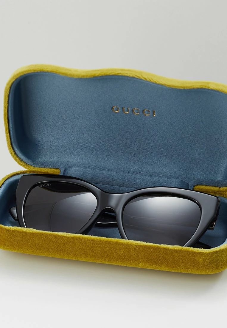 Gucci - Damen Sonnenbrille - Black/gold-coloured/grey 5 Gucci - Damen Sonnenbrille - Black/gold-coloured/grey – Bild 3