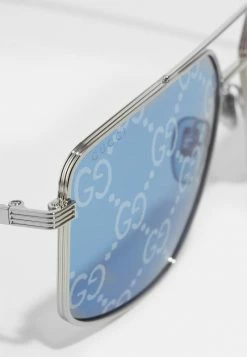 Gucci UNISEX - Sonnenbrille - Silver-coloured/blue -Günstiges Gucci || Knirps Geschäft cd45884c8e93410897d577d9037189b6