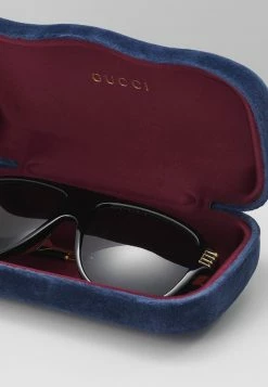 Gucci Sonnenbrille - Black/gold/grey - Unisex -Günstiges Gucci || Knirps Geschäft d0e99c7de88d4fa88a43af7c28dc1c0d