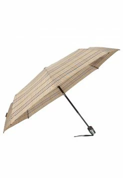 Knirps MEDIUM DUOMATIC - Schirm - Check Beige - Unisex