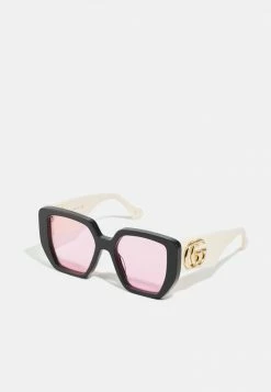 Günstiges Gucci || Knirps Geschäft 12 Gucci - Damen Sonnenbrille - Black/white/pink