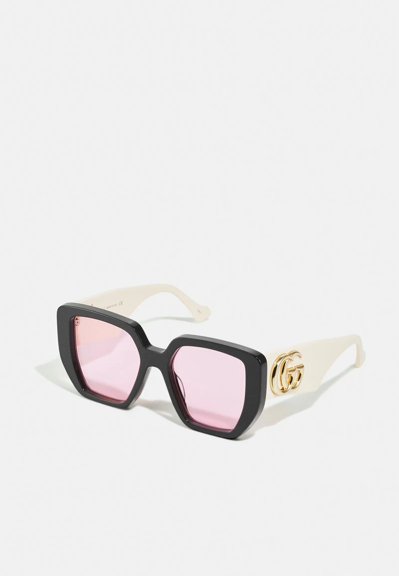 Gucci - Damen Sonnenbrille - Black/white/pink 3 Gucci - Damen Sonnenbrille - Black/white/pink
