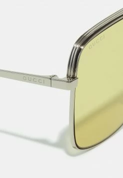 Gucci - Unisex Sonnenbrille - Silver-coloured/yellow -Günstiges Gucci || Knirps Geschäft e72d768a63c748fca6afac0c5ab7850d
