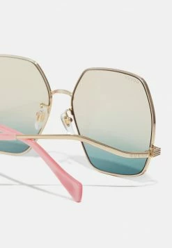 Gucci - Damen Sonnenbrille - Gold-coloured/green -Günstiges Gucci || Knirps Geschäft ef559850dc9949ccaf9e2a803376c121