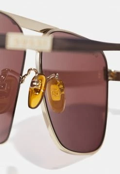 Gucci UNISEX - Sonnenbrille - Gold-coloured/brown -Günstiges Gucci || Knirps Geschäft faf73234892c4c50820b063d286d9969