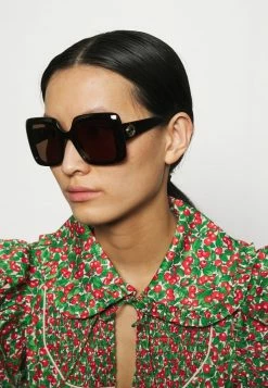 Gucci - Damen Sonnenbrille - Havana/brown