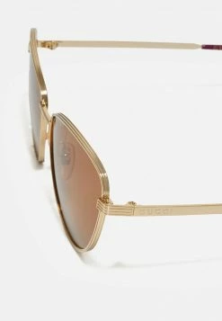 Gucci Sonnenbrille - Gold-coloured/brown - Damen -Günstiges Gucci || Knirps Geschäft ff6e4a8825a34b178d3e86efb6a47002