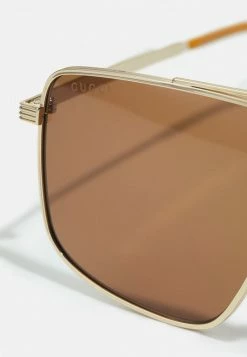 Gucci UNISEX - Sonnenbrille - Gold-coloured/gold-coloured/brown -Günstiges Gucci || Knirps Geschäft ffa28b46895446fca57829937277ff16